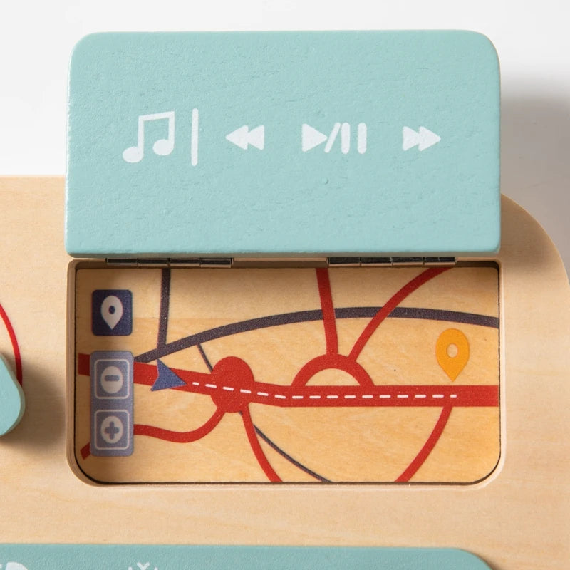 BusyBoard™ - Jouet Montessori 5-en-1 en Bois | Divers Designs et Activités