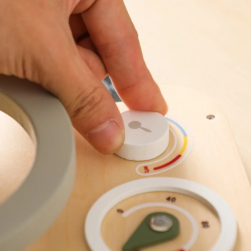 BusyBoard™ - Jouet Montessori 5-en-1 en Bois | Divers Designs et Activités