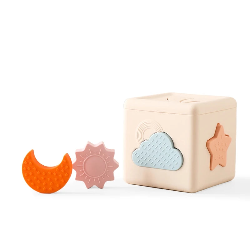 Cube Sensoriel Montessori pour Bébé - Boîte Magique Éducative et Ludique