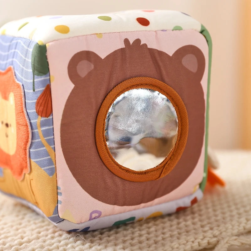 Cube Sensoriel Montessori pour Bébé - Boîte Magique Éducative et Ludique