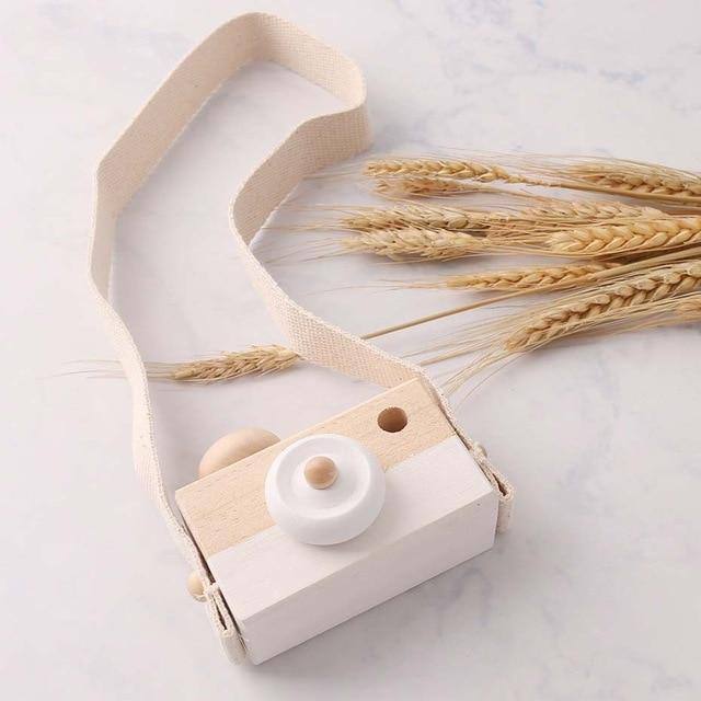 Appareil Photo en Bois Montessori Eco-friendly | Montessori Blanc Montessori