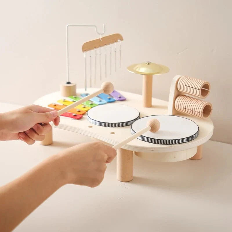 Batterie en bois Montessori Kids | Montezzori Montezzori