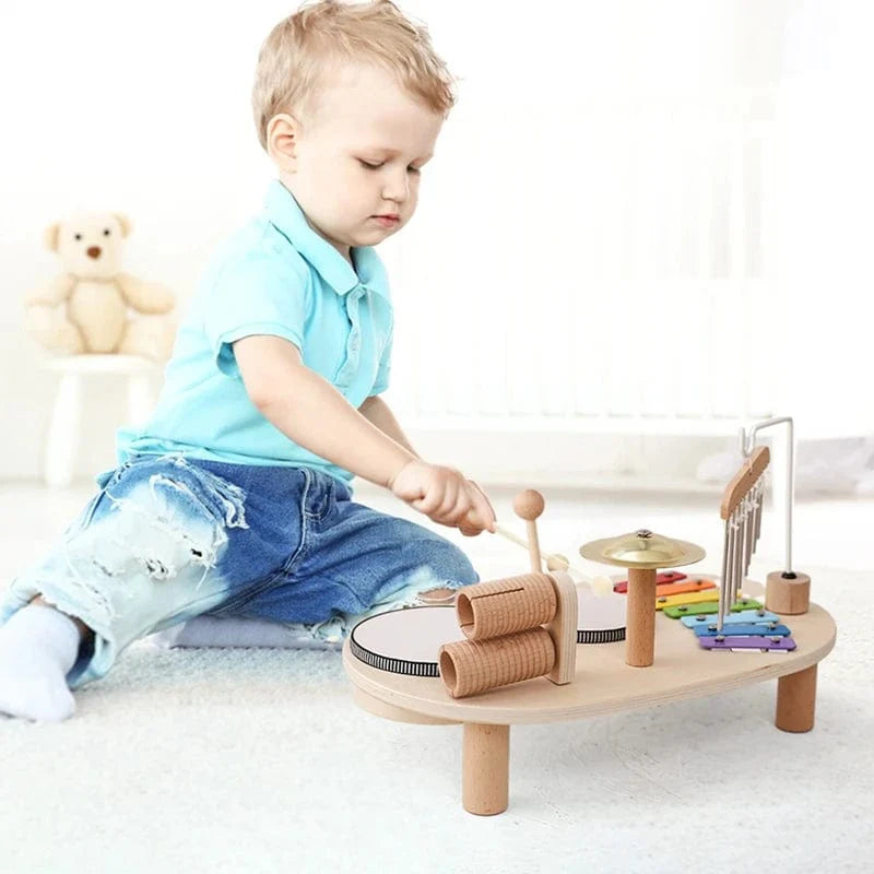 Batterie en bois Montessori Kids | Montezzori Montezzori
