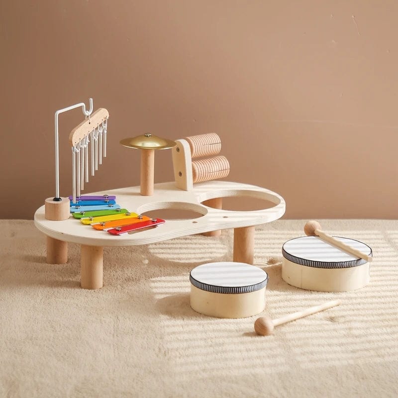 Batterie en bois Montessori Kids | Montezzori Montezzori
