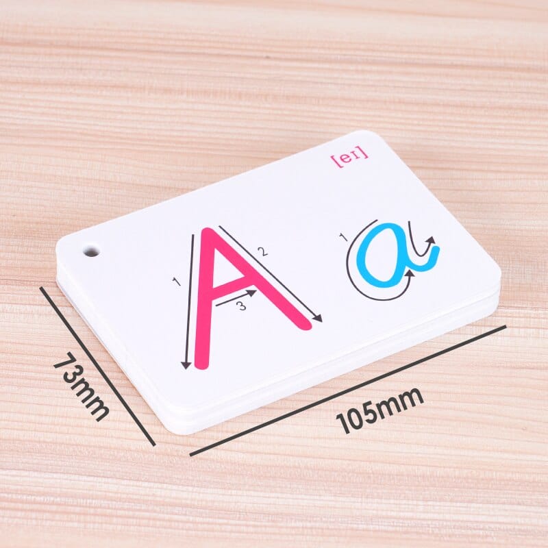 Cartes d'apprentissage de l'alphabet Montessori | Montezzori Montezzori