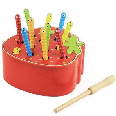 Chenilles Magnétiques Montessori - Jouets Éducatifs de Qualité | Montezzori Fraise Montezzori