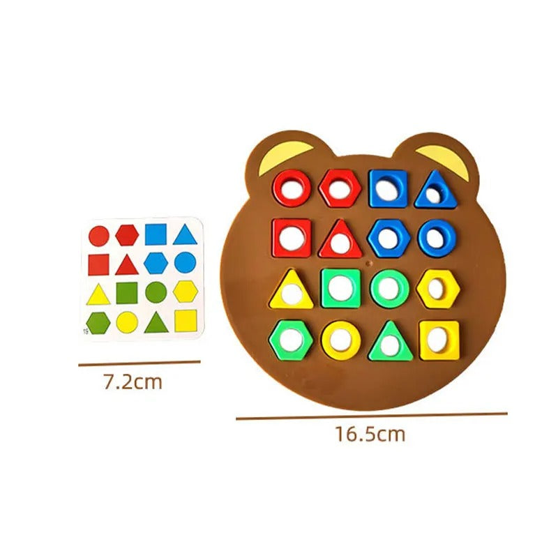 Puzzle Montessori Formes et Couleurs