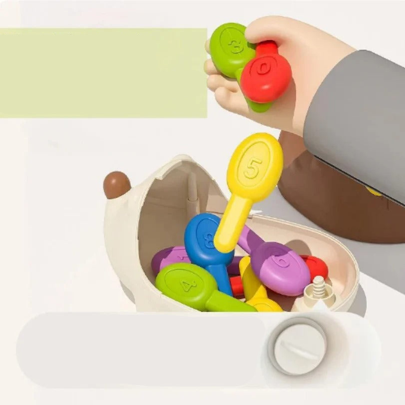 Jeu Motricité Fine Bébé Hérisson à Piques Colorés