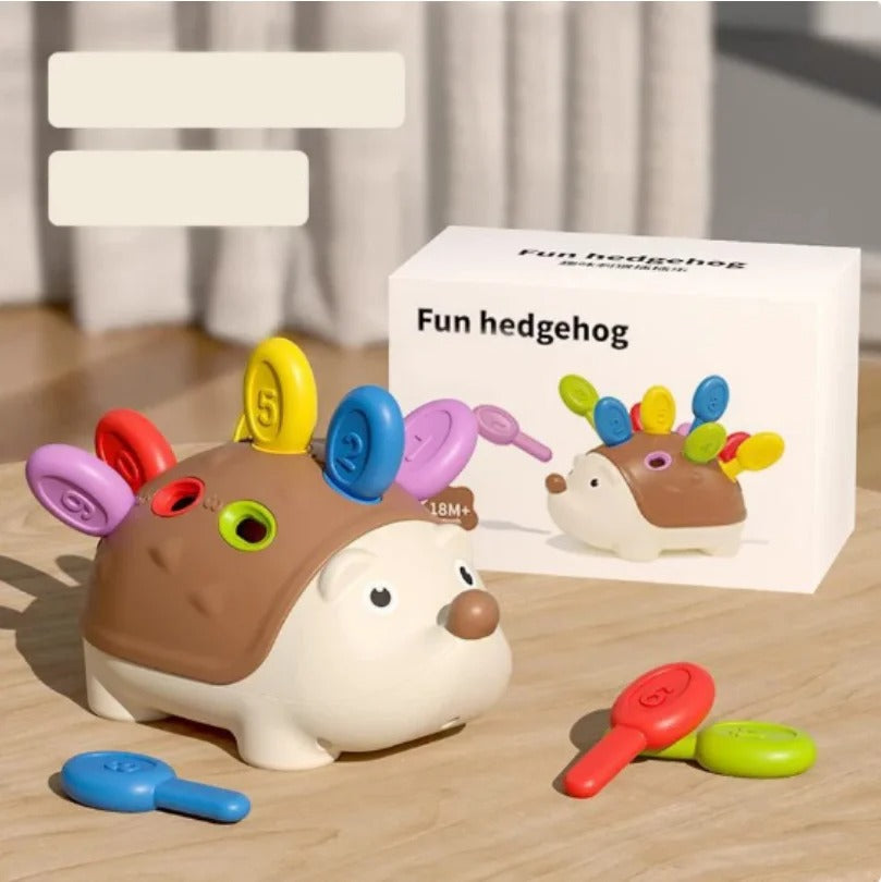 Jeu Motricité Fine Bébé Hérisson à Piques Colorés