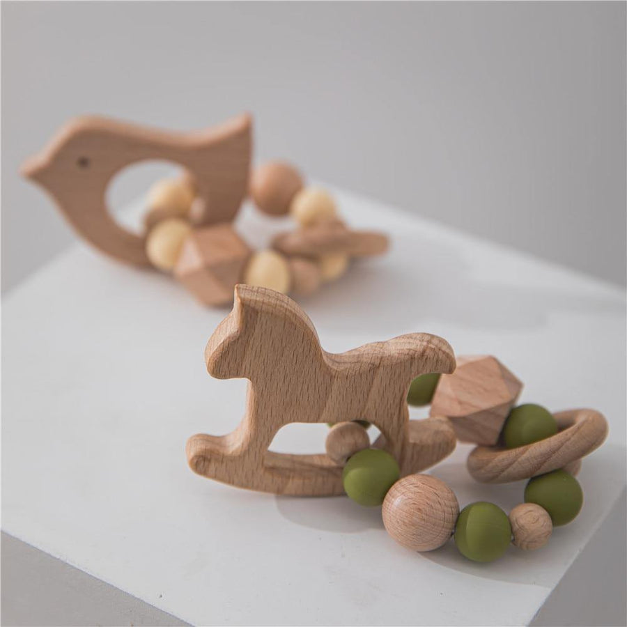 Hochet en Bois Cheval Montessori - Édition Exclusive | Montessori Montessori