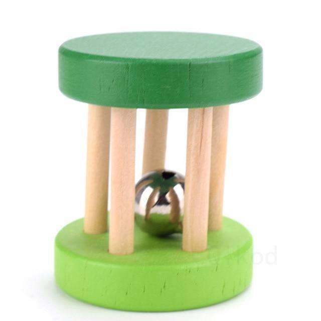 Hochet Grelot Vert Montessori Premium | Montezzori Montezzori
