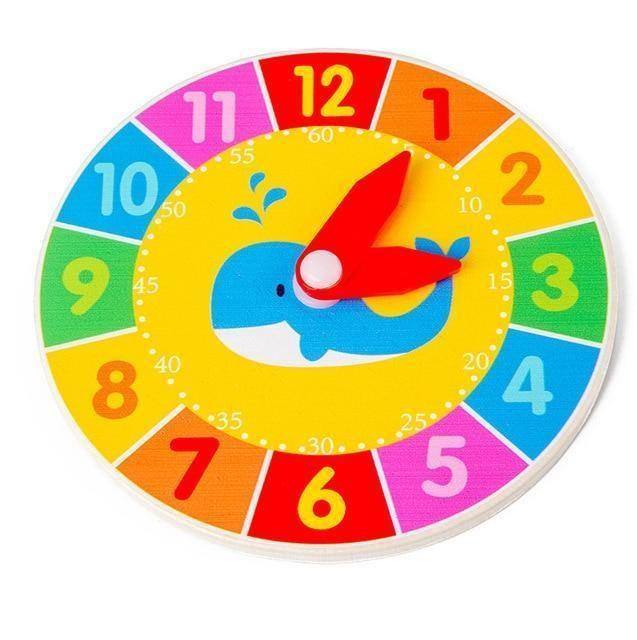 Horloge Éducative Montessori Baleine | Montessori Montessori