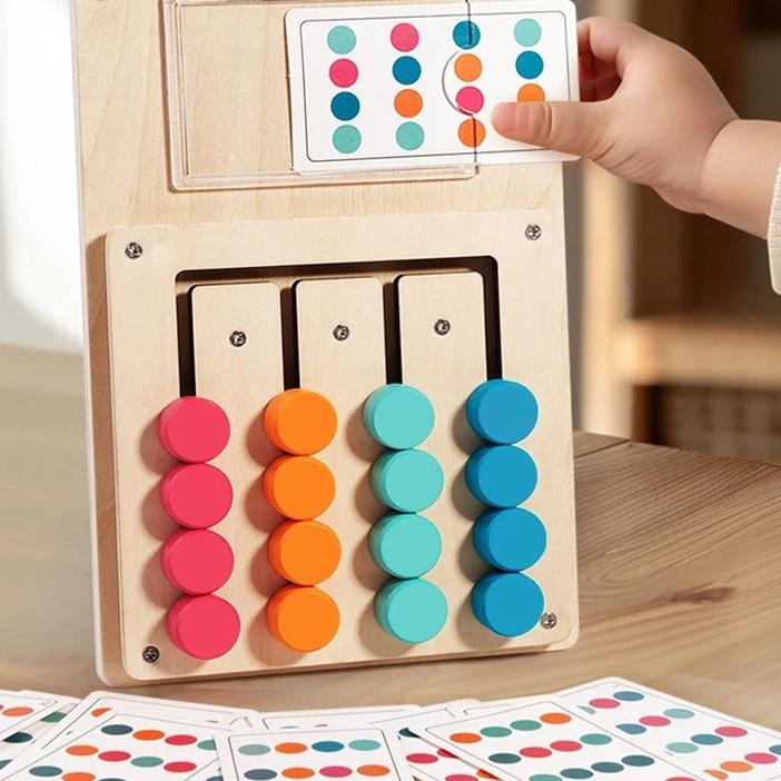 Jeu de Société Montessori en Bois – Développement de la Logique et de la Stratégie