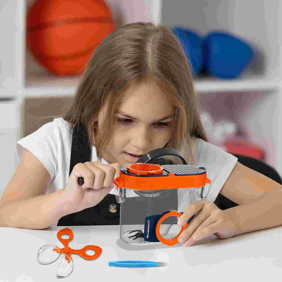 Kit d'Exploration d'Insectes avec Boîte Loupe et Accessoires Montessori | Montessori Montessori