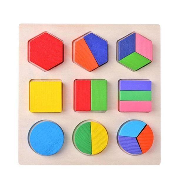 Plateau Formes 3D Montessori - Explorez et Apprenez | Montessori Montessori