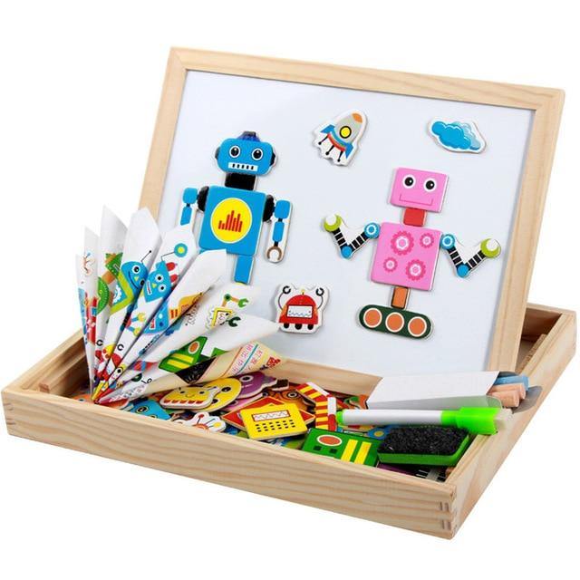 Plateau Magnétique Montessori | Montessori Robot Montessori