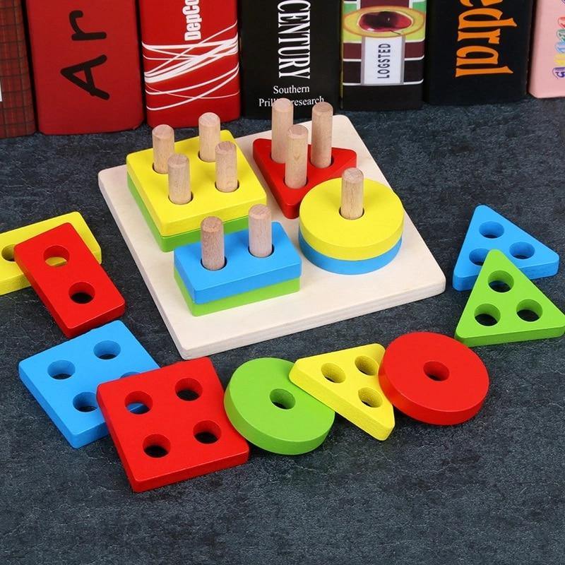 Plateau Montessori 4 Formes Montessori Plus | Montessori Montessori