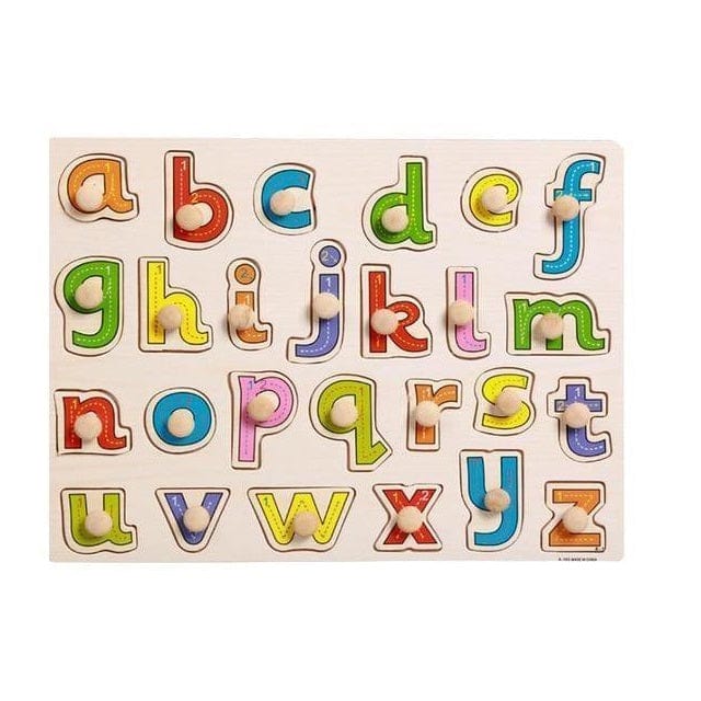 Plateau Montessori Alphabet Minuscule Montessori - Montessori Home | Montezzori Montezzori