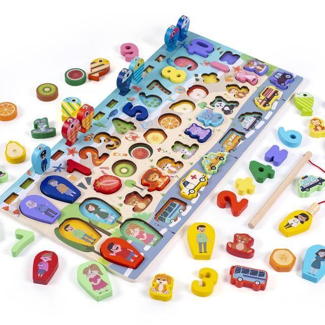 Puzzle Montessori Objets et Animaux Montessori - Collection Éducative | Montezzori Montezzori