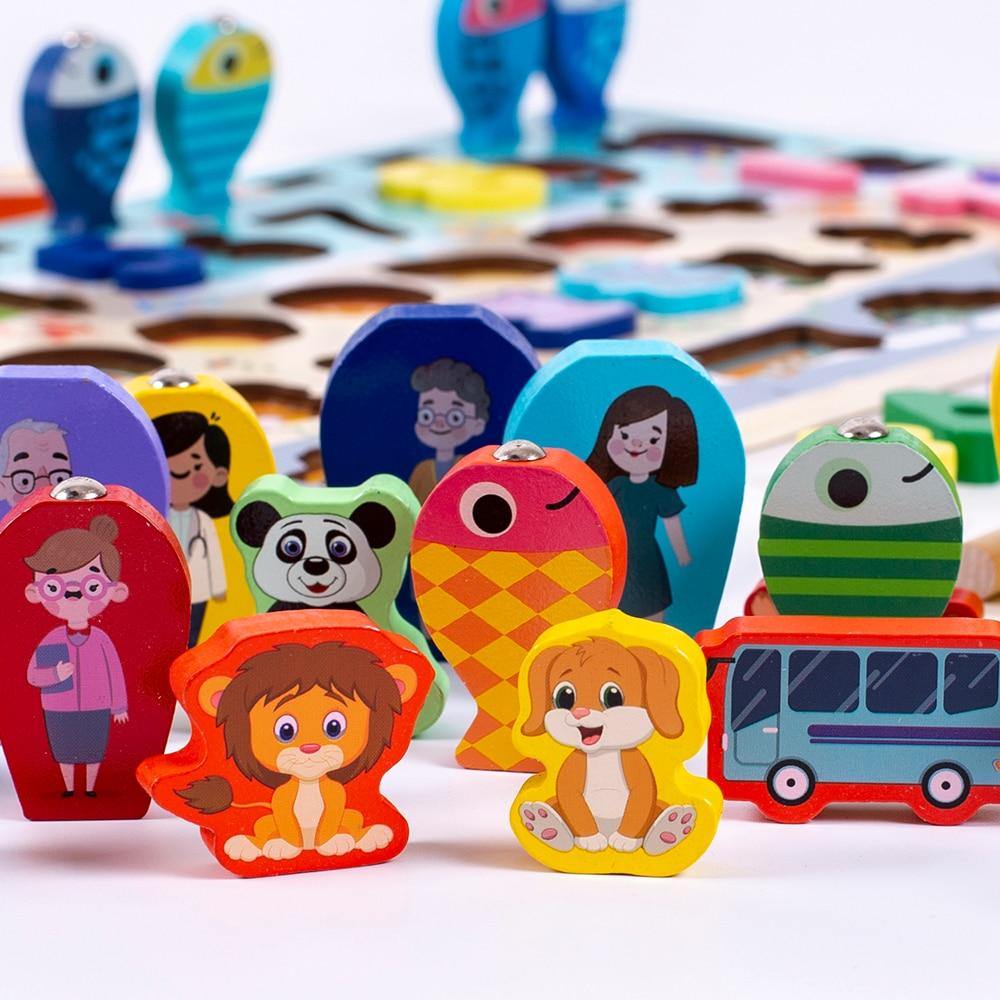 Puzzle Montessori Objets et Animaux Montessori - Collection Éducative | Montezzori Montezzori
