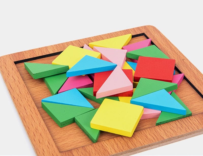 Puzzle Tangram Montessori Formes Géométriques | Montessori Montessori