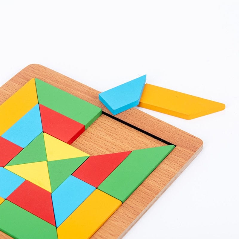 Puzzle Tangram Montessori Formes Géométriques | Montessori Montessori
