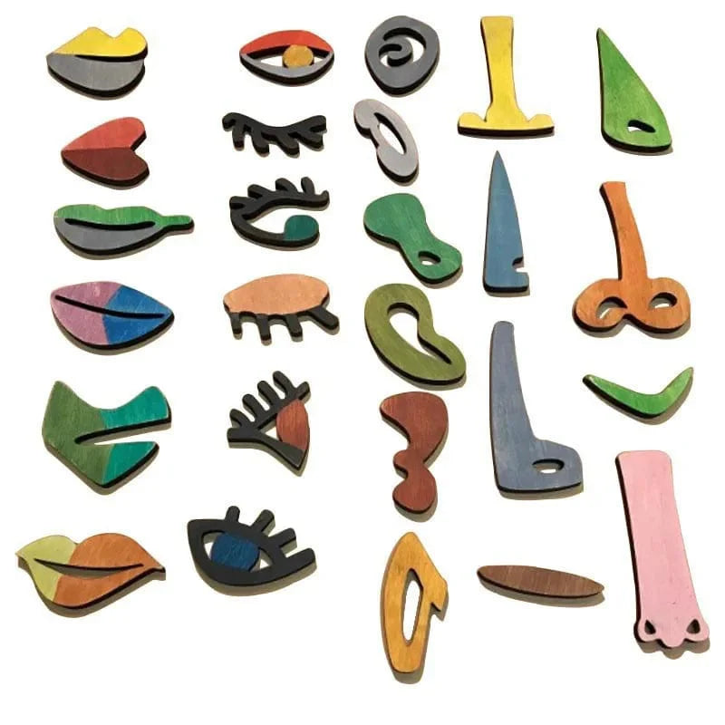 Puzzle Visage Artistique pour Enfants Montessori - Édition Spéciale | Montessori WT911C Montessori