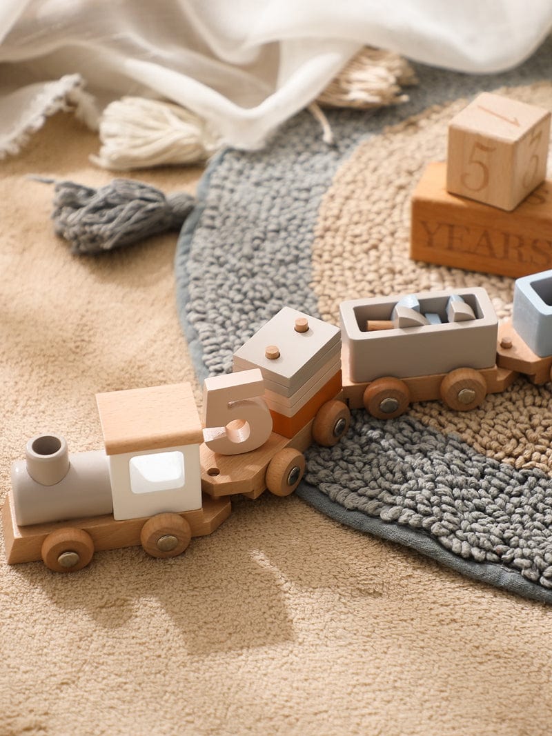 Train Montessori en Bois | Montezzori Montezzori