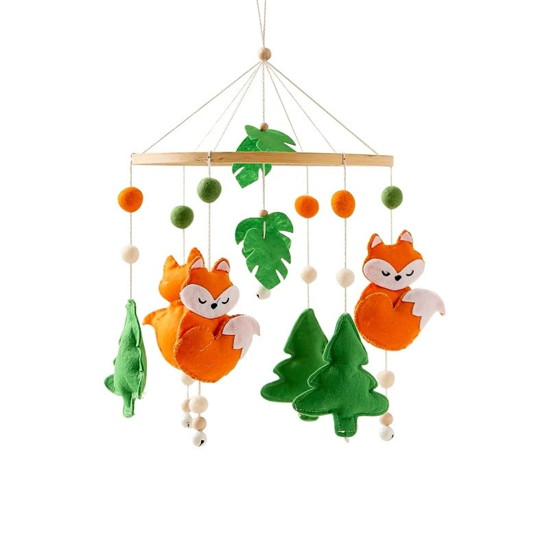 Mobile et Jouet de Naissance en Bois Montessori - Décoration et Eveil Sensoriel pour Bébé