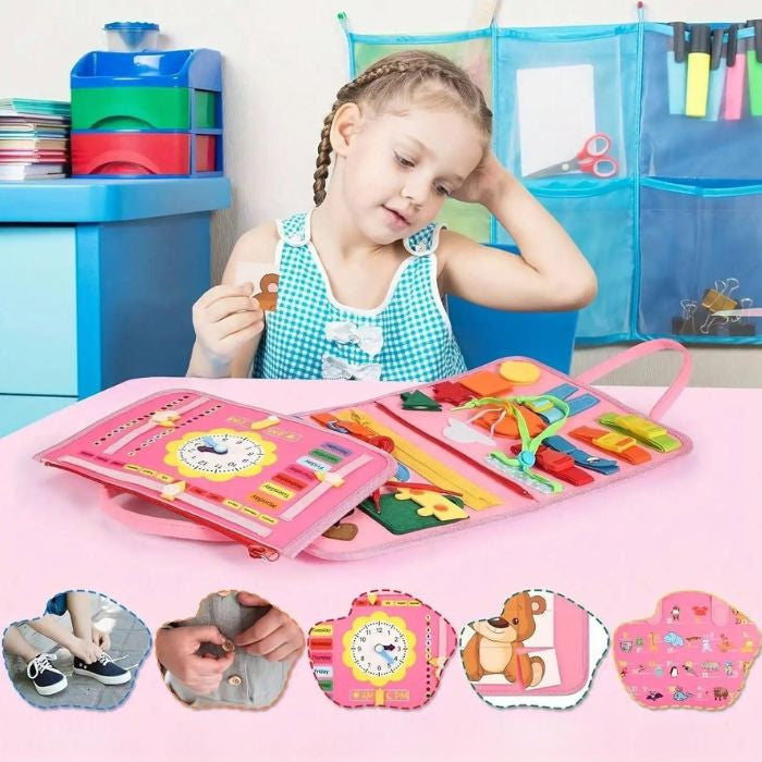 Busy Board Voyage Enfants Tableau Montessori Joyreal - Busy Board Avec Busy Board Voyage Enfants Tableau Montessori Joyreal - Busy Board Avec