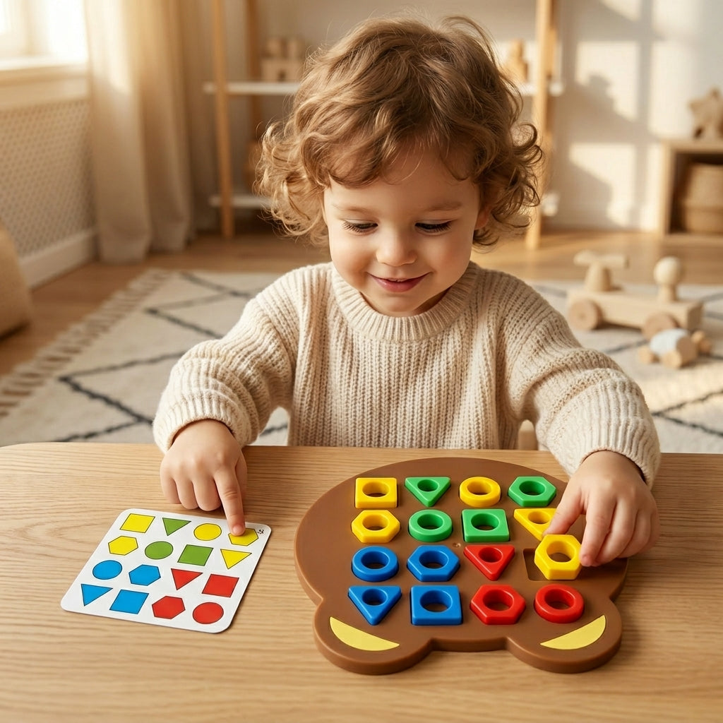 Puzzle Montessori Formes et Couleurs