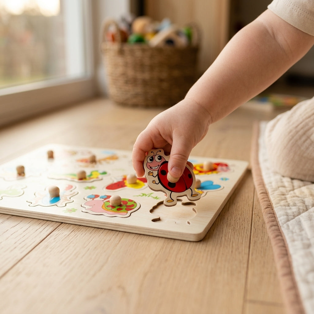 Plateau Montessori pour l'étude des insectes - Montessori