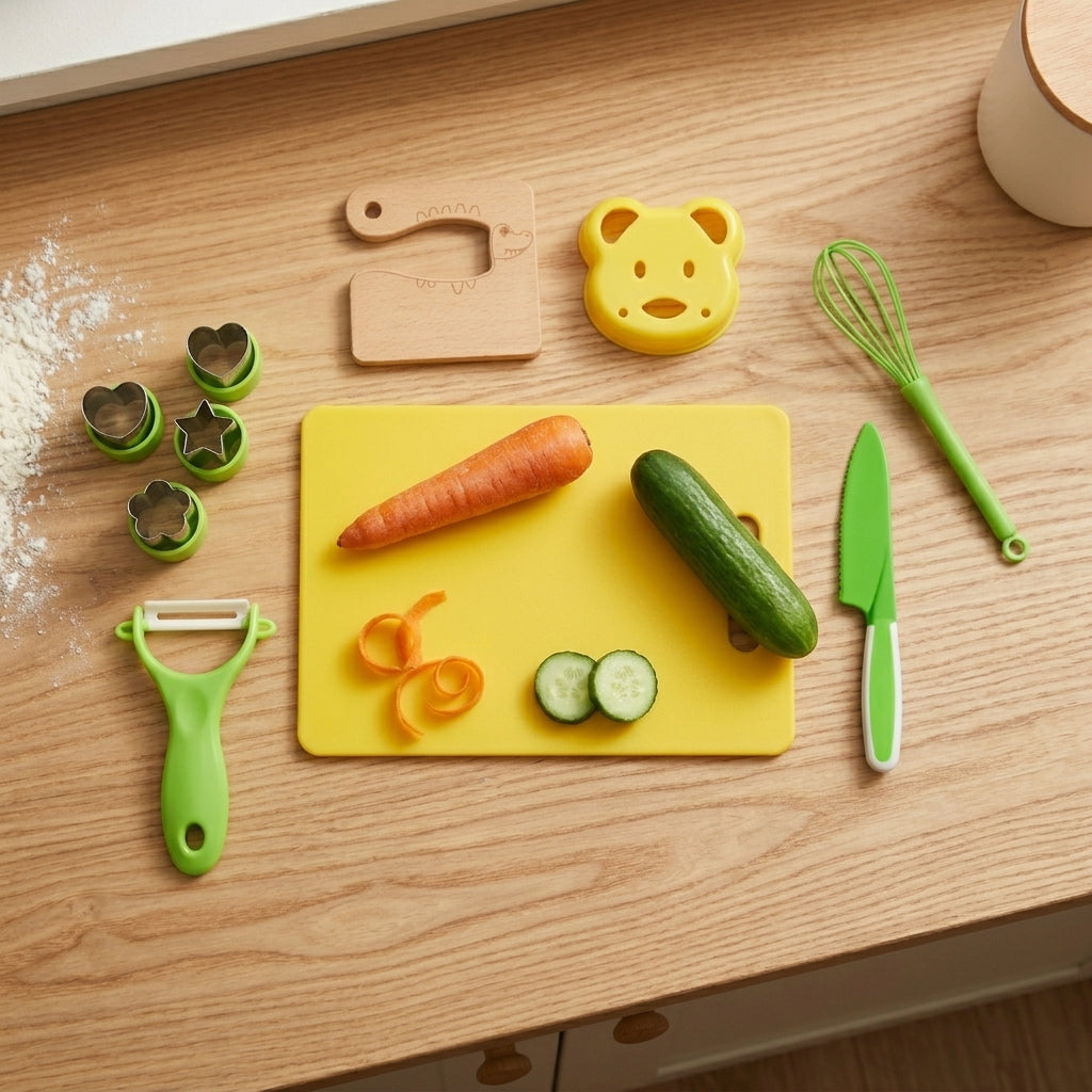 Couteaux Enfant – Kit de Cuisine 17 pièces