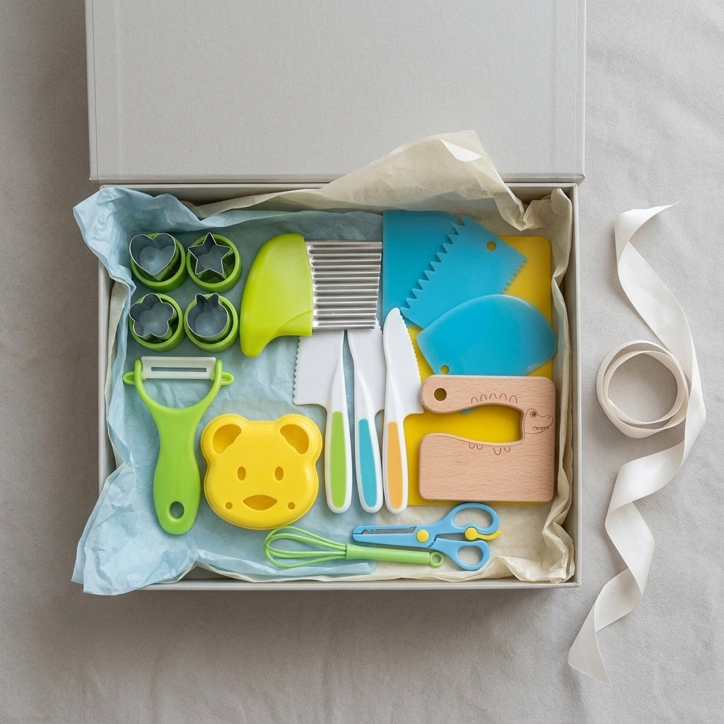 Couteaux Enfant – Kit de Cuisine 17 pièces