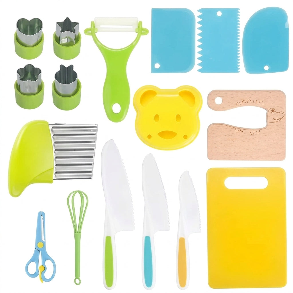 Couteaux Enfant – Kit de Cuisine 17 pièces