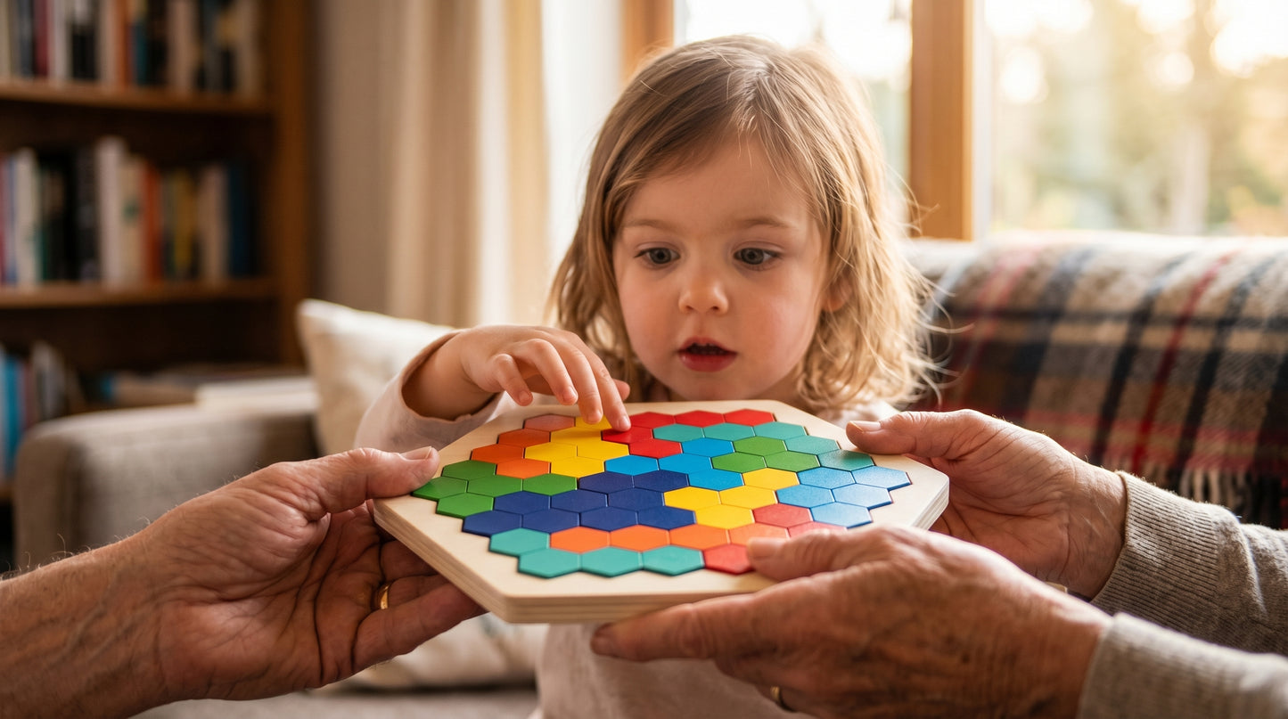 Tangram Hexagone Montessori Puzzle