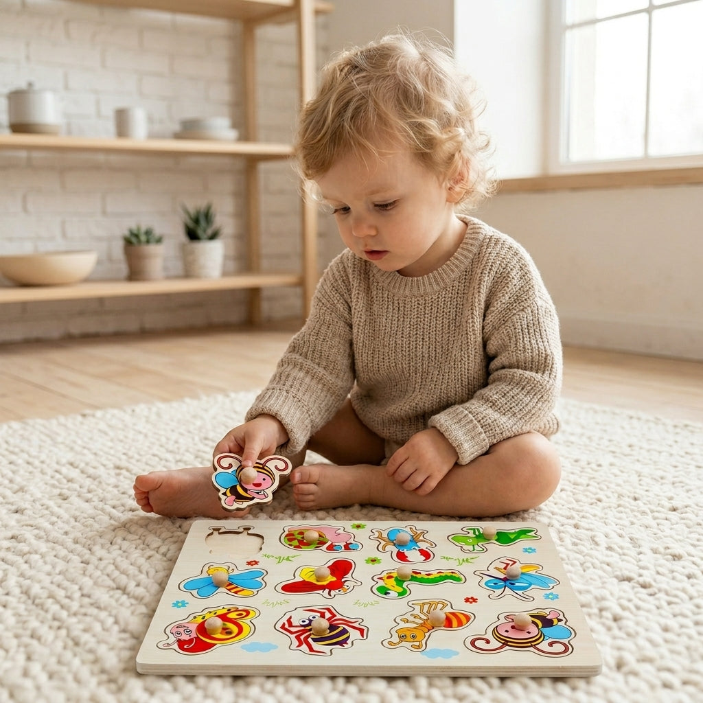 Plateau Montessori pour l'étude des insectes - Montessori