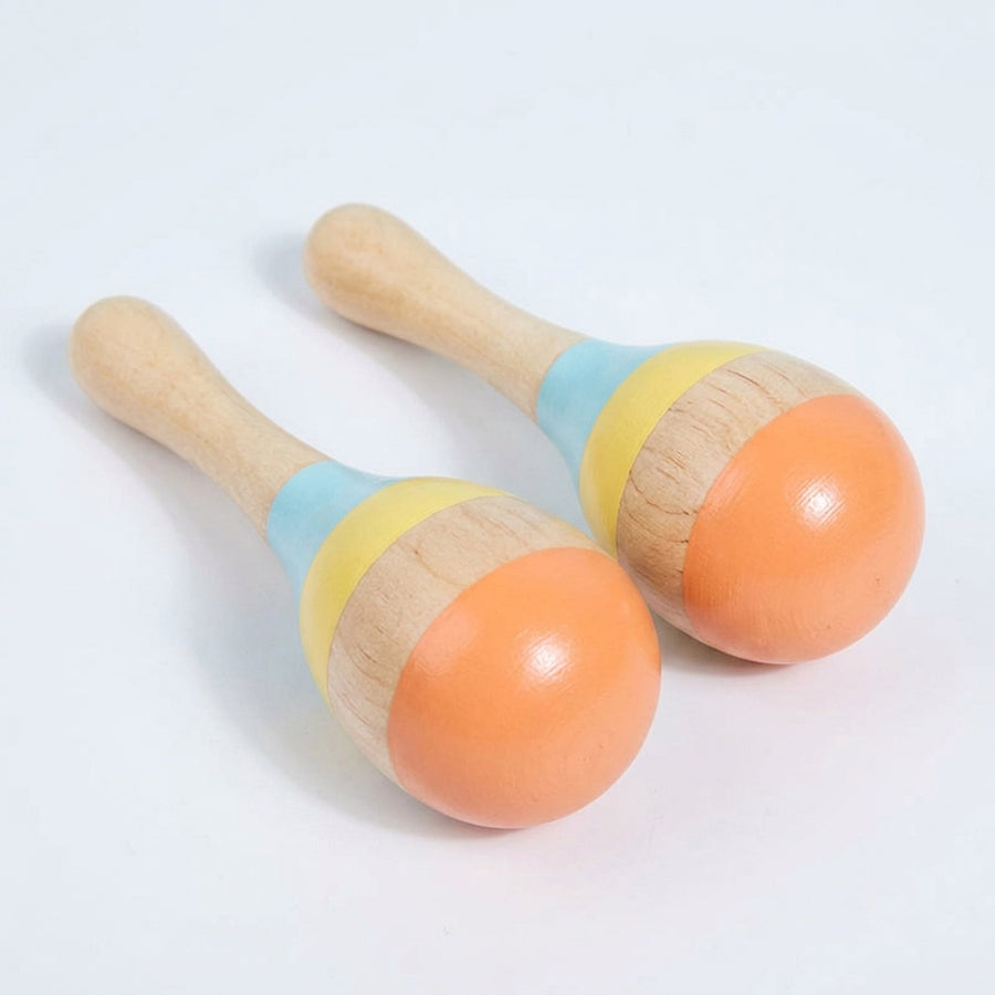 Instruments de musique enfant en bois, lot de 6 pièces