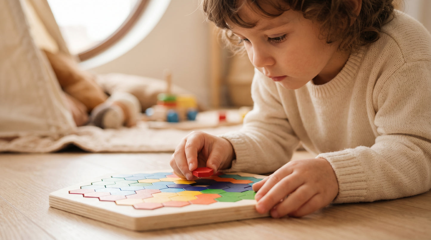 Tangram Hexagone Montessori Puzzle