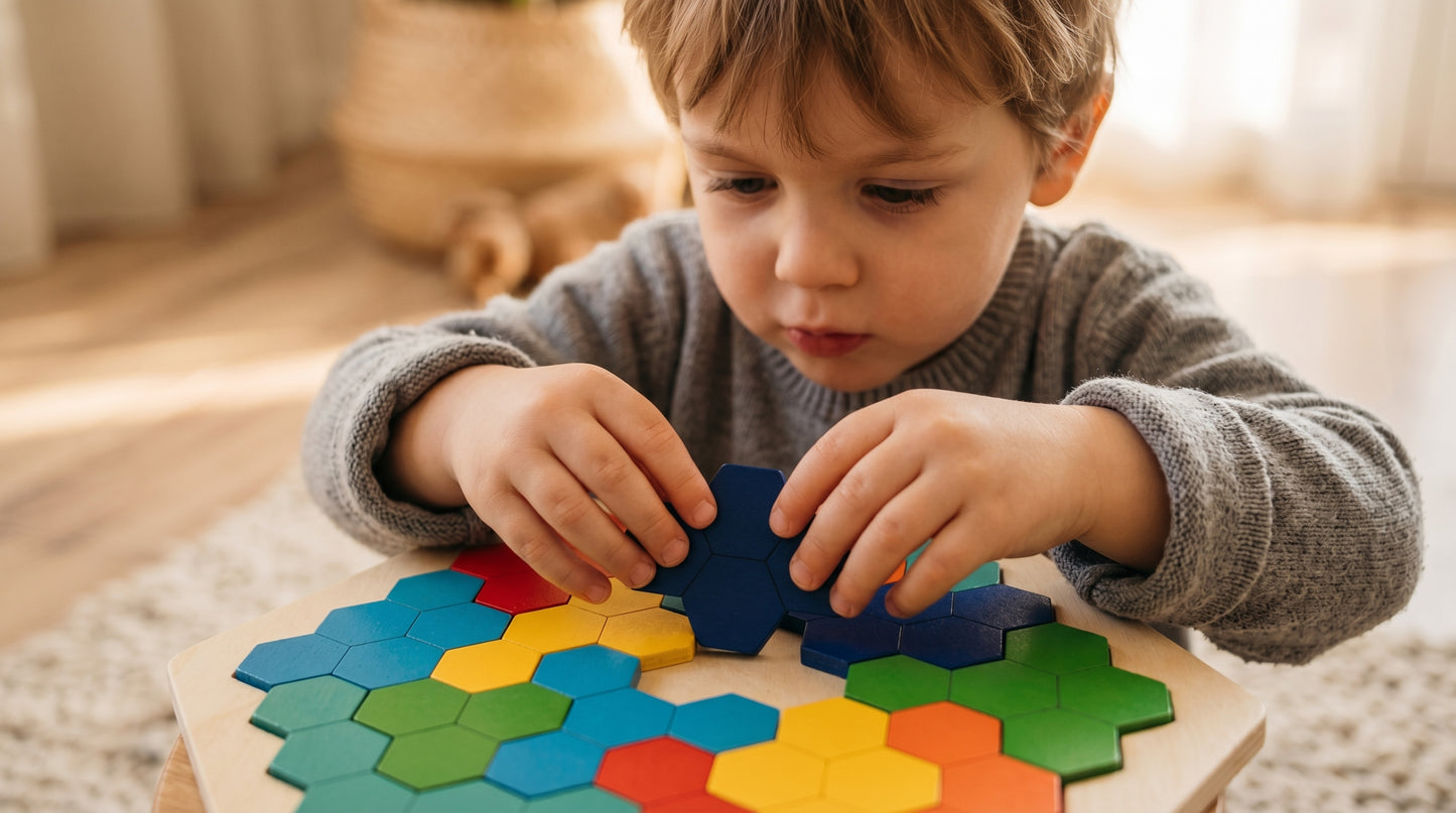 Tangram Hexagone Montessori Puzzle