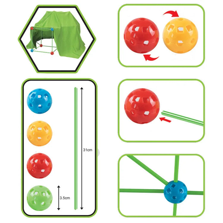 Kit de Construction Cabane Montessori