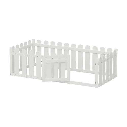 Lit Montessori au Sol Design Barrière – Sécurité & Autonomie dès le Plus Jeune Âge