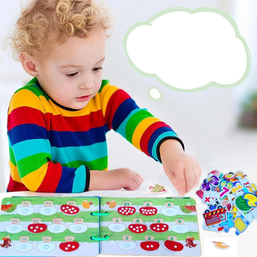Livre d'activités enfant avec 28 thèmes éducatifs interactifs