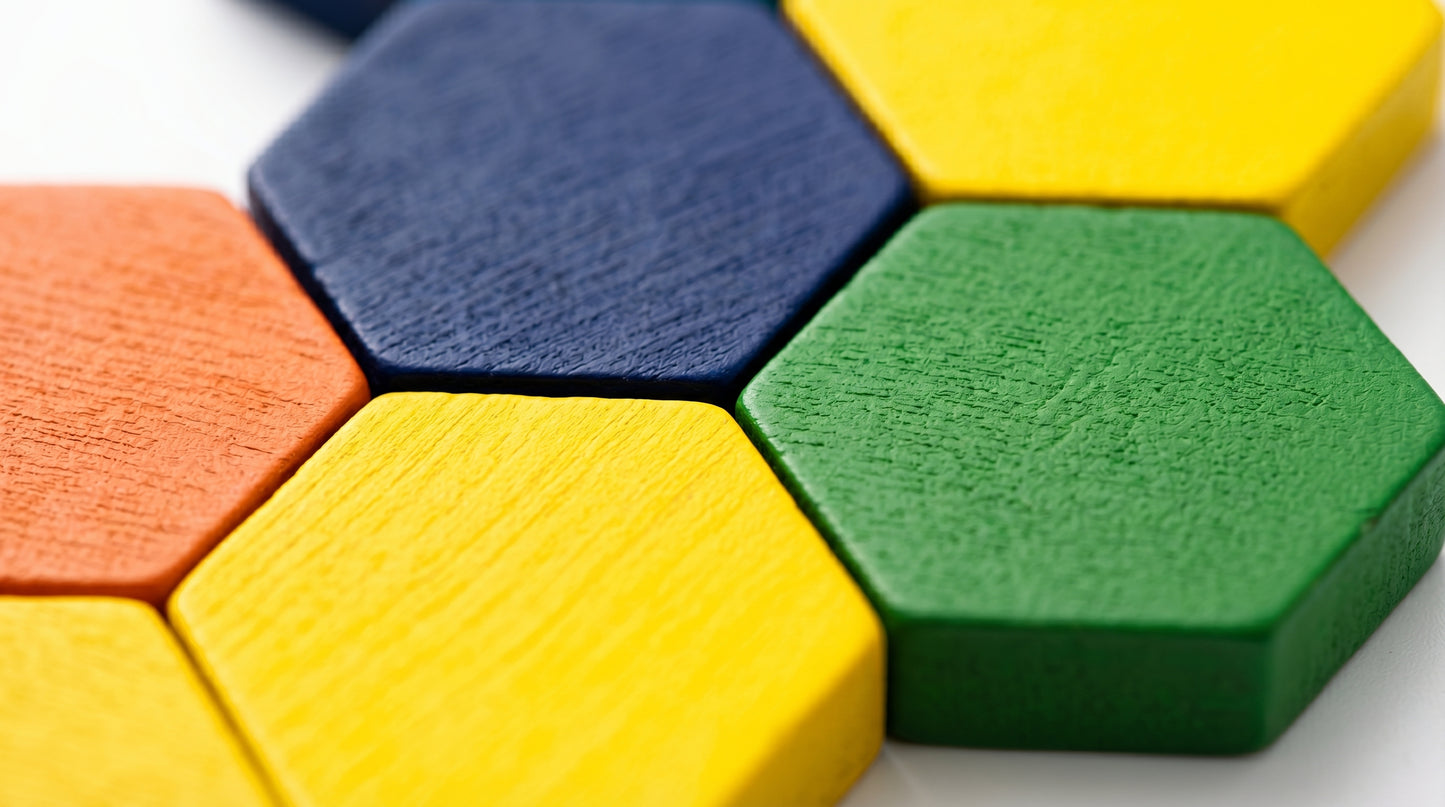 Tangram Hexagone Montessori Puzzle
