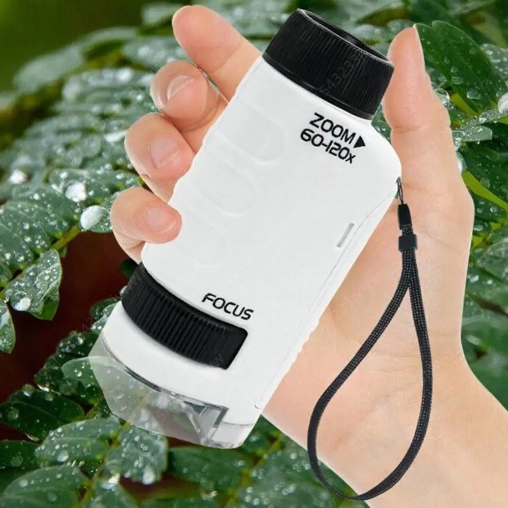 Microscope de Poche Portable pour Enfants 