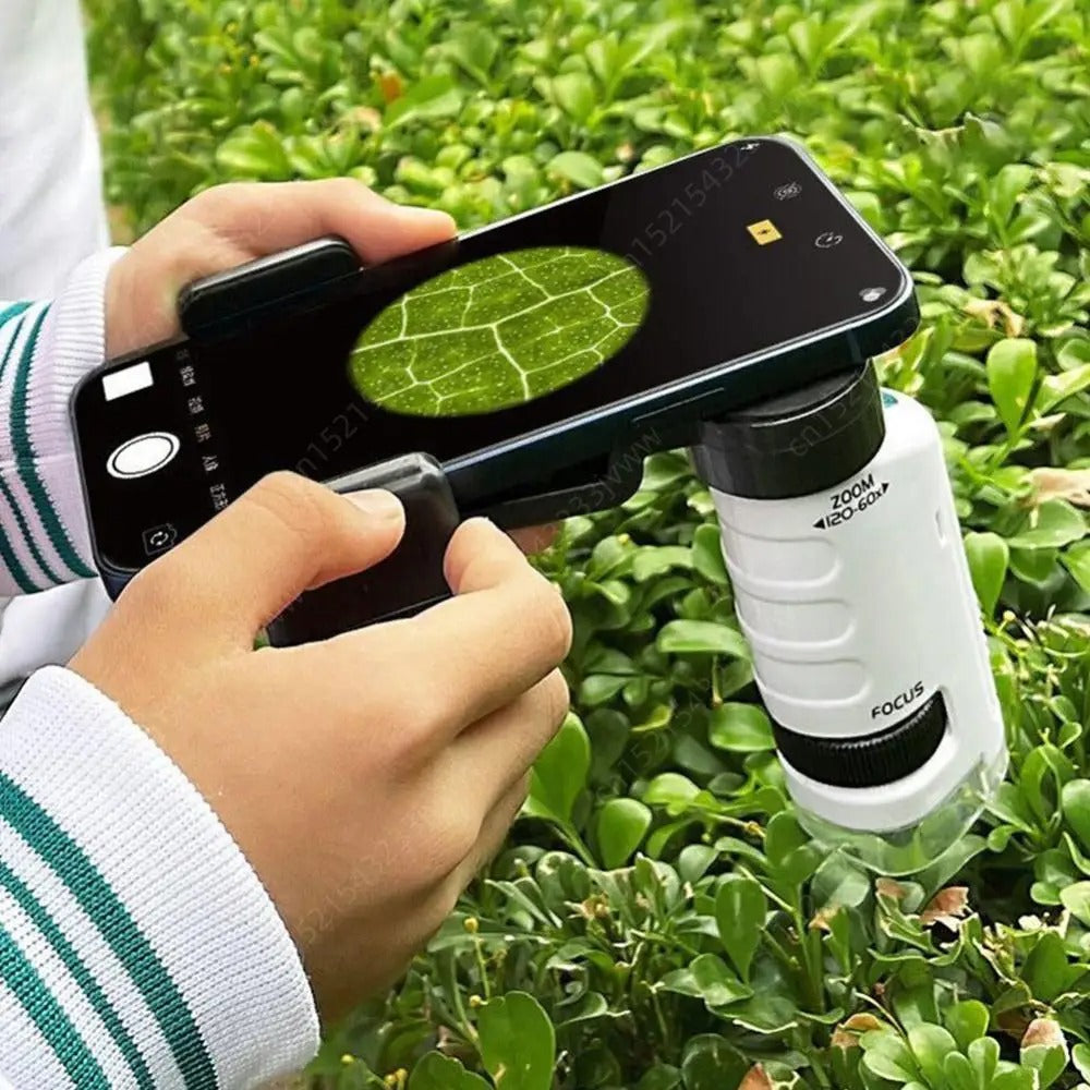 Microscope de Poche Portable pour Enfants 