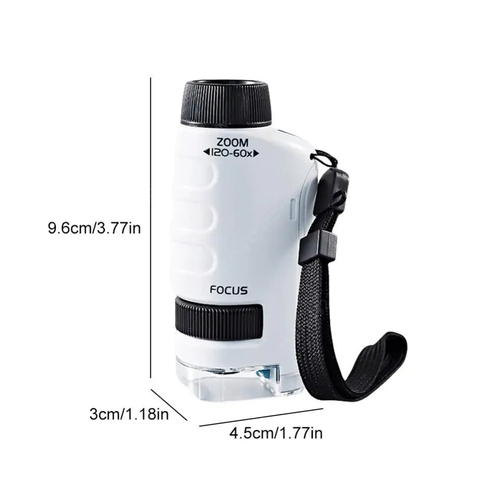 Microscope de Poche Portable pour Enfants 