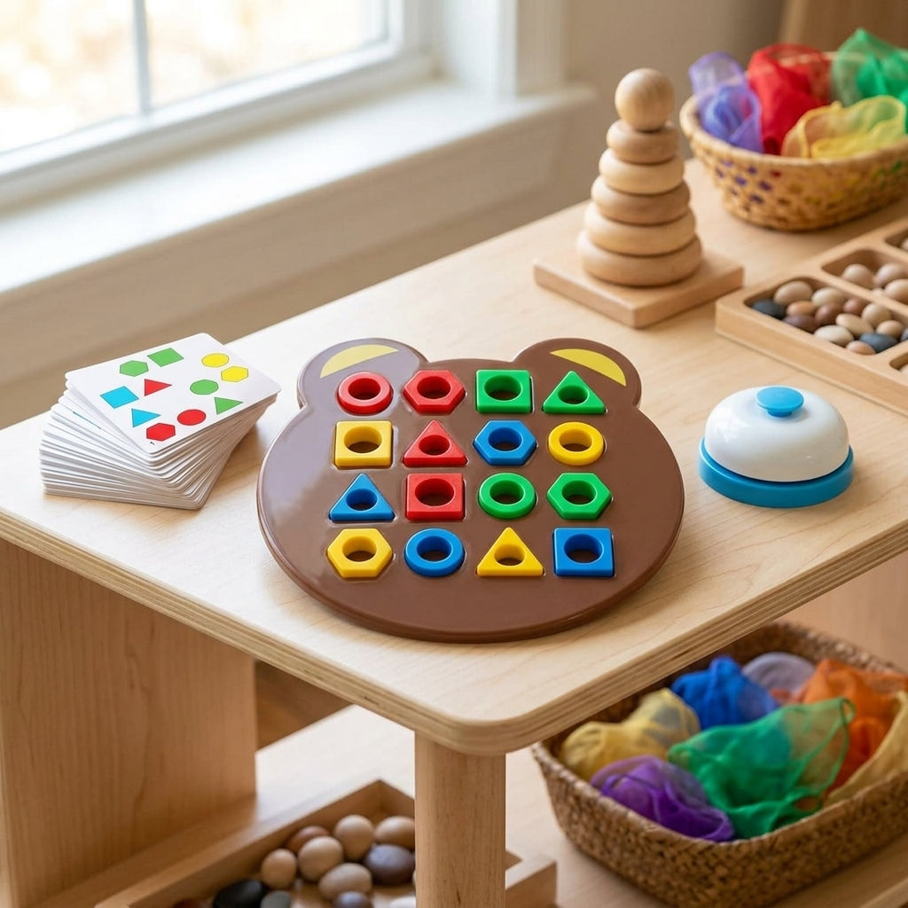 Puzzle Montessori Formes et Couleurs