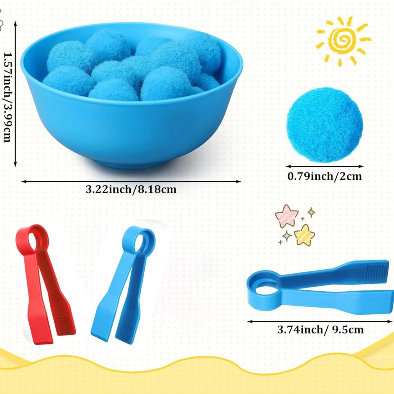 RainbowPlay™ - Jouet Montessori en Pompoms Arc-en-Ciel