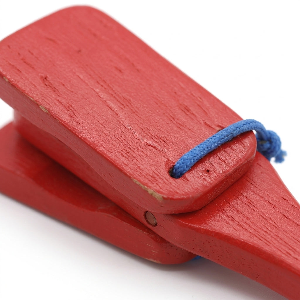 Castagnettes en Bois Enfant – Jouet Musical Montessori dès 1 an
